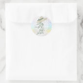 Blätterhut Ronde Sticker (Tas)