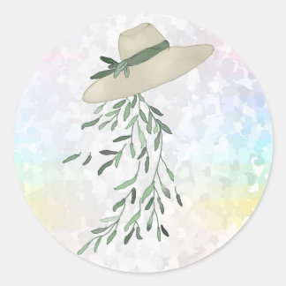 Blätterhut Ronde Sticker