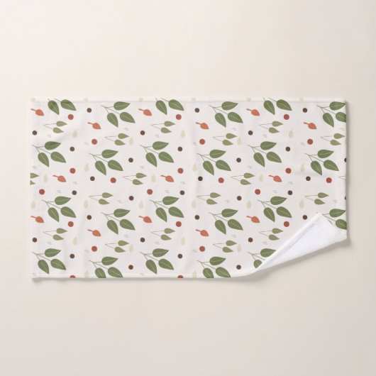 Blattmuster Design Bad Handdoek (Handdoek)
