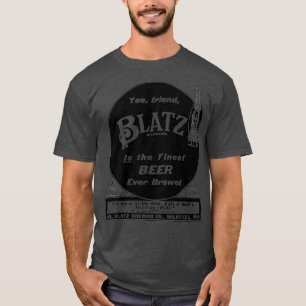  Blatz Beer Adverteren 1911 T-shirt