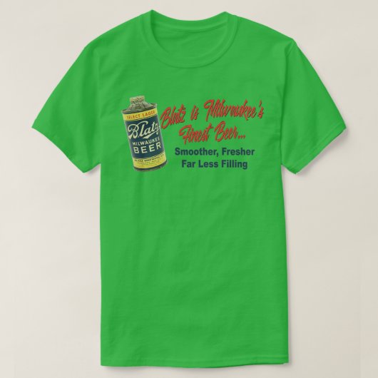 Blatz Beer Design T-shirt (Design voorkant)
