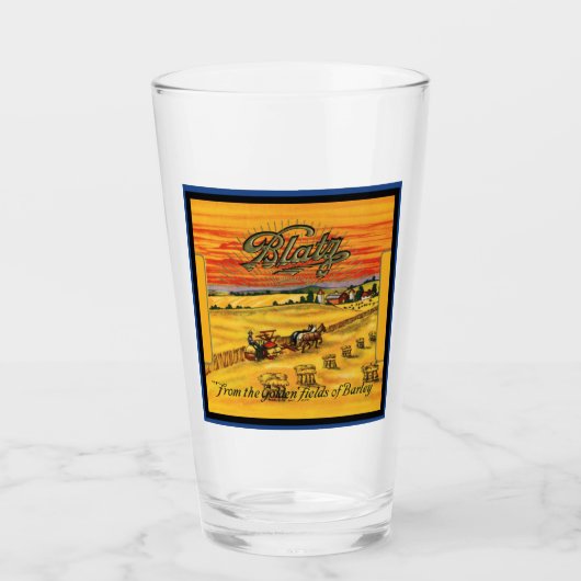 Blatz Beer Glass Mok Glas (Voorkant)