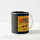  Blatz-bier Tweekleurige Koffiemok (Voorkant rechts)