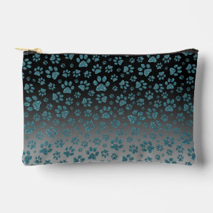  Blau glinster licht effect afdruk pootjes Etui