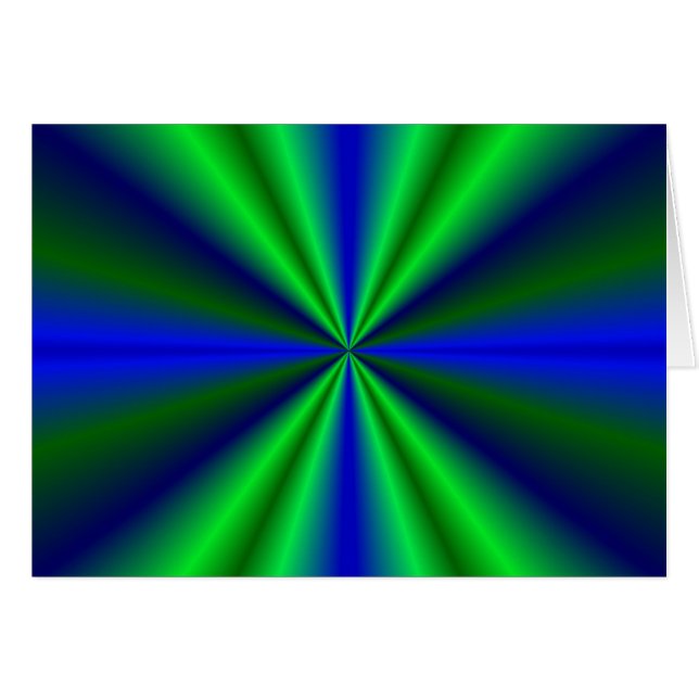 blau grün Regenbogen (Voorkant Horizontaal)