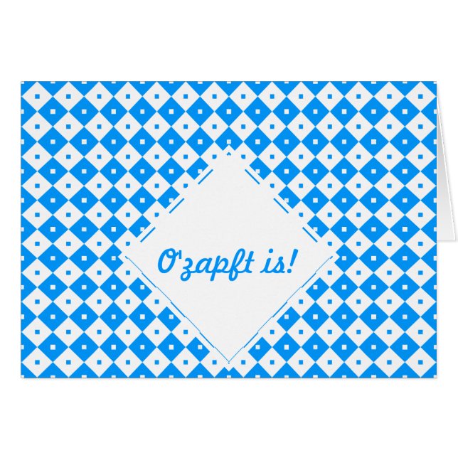 Blau weiß Minimalistisch (Voorkant Horizontaal)