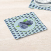 Blaubeeren  kartonnen onderzetters (Schuin)