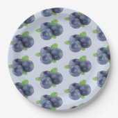 Blaubeeren Papieren Bordje (Voorkant)