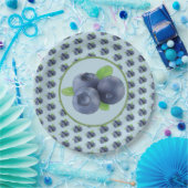 Blaubeeren Pappteller Papieren Bordje (Feest)