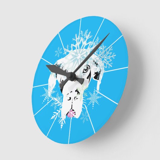 Blaue Deutsche Dogge Ronde Klok (Hoek)