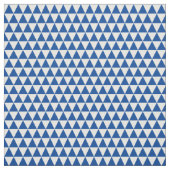 Blaue Dreiecke Muster Stof (Swatch)