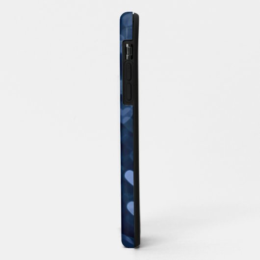 blaue Herzen Case-Mate iPhone Case (Achterkant/links)