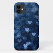 blaue Herzen Case-Mate iPhone Case (Achterkant)