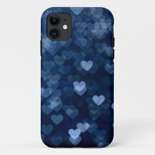 blaue Herzen Case-Mate iPhone Case (Achterkant)