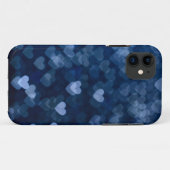 blaue Herzen Case-Mate iPhone Case (Achterkant (horizontaal))