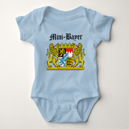 Blauer Bubenstrampler für Mini-Bayer Romper