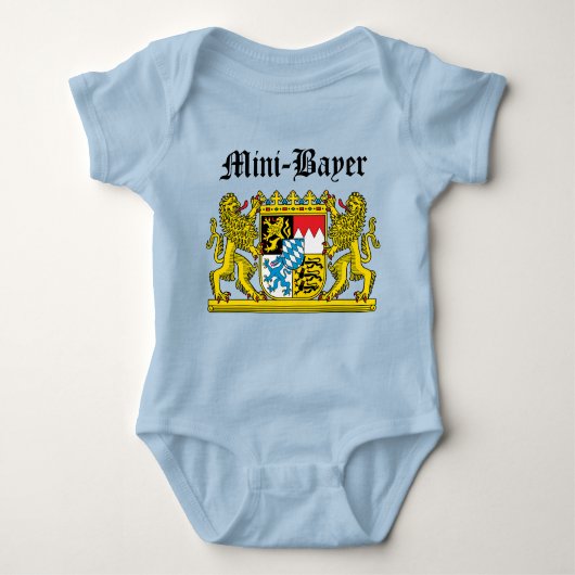 Blauer Bubenstrampler für Mini-Bayer Romper (Voorkant)