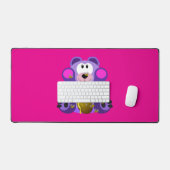 Blauer Honig Bär Bureaumat (Keyboard & Muis)