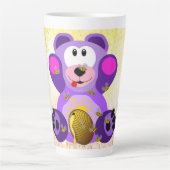 Blauer Honig Bär Latte Mok (Voorkant)