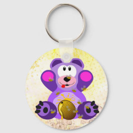 Blauer Honig Bär Sleutelhanger