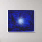 Blauer Kugelblitz Canvas Afdruk (Voorkant)