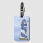 blauer Leuchtturm Bagagelabel (Voorkant (verticaal))