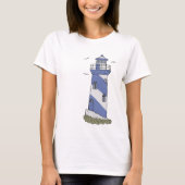 blauer Leuchtturm T-shirt (Voorkant)