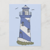 blauer Leuchturm Briefkaart (Voorkant)
