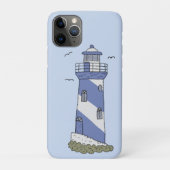 blauer Leuchturm Case-Mate iPhone Case (Achterkant)