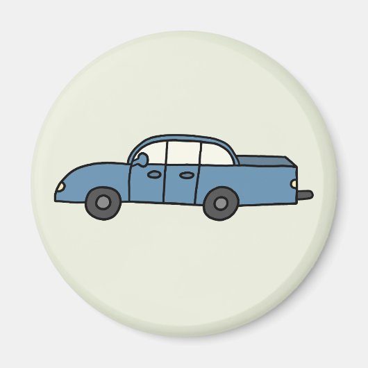 Blauer Pickup Magneet (Voorkant)