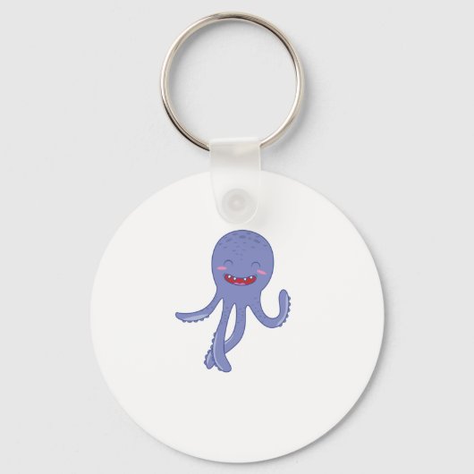 Blauer Tintfisch Sleutelhanger (Voorkant)