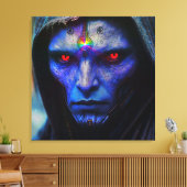 Blauer Wächter der Galaxy Canvas Afdruk (Insitu (Woonkamer))