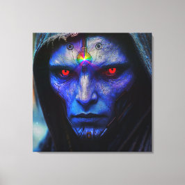 Blauer Wächter der Galaxy Canvas Afdruk