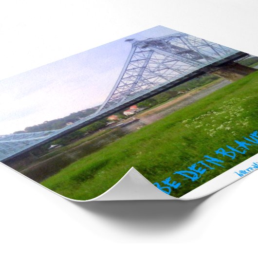 Blaues Wunder Dresden Poster (Hoek)