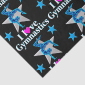 BLAUTIEF ONTWERP VAN BLAUW EN SILVER GYMNASTICS TISSUEPAPIER (Detail)