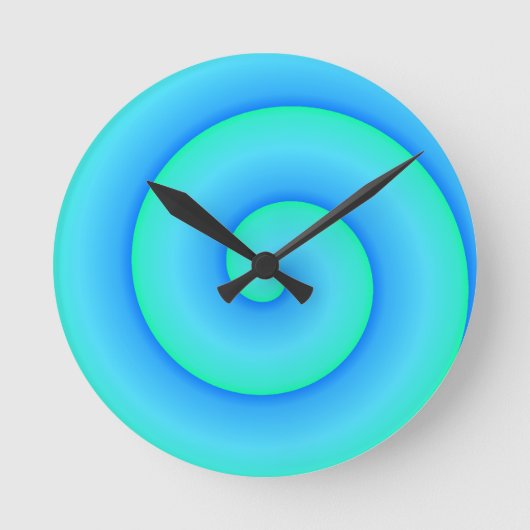 Blautöne Ronde Klok (Voorkant)