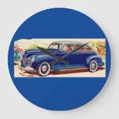 Blauw 1941 Plymouth Grote Klok (Voorkant)