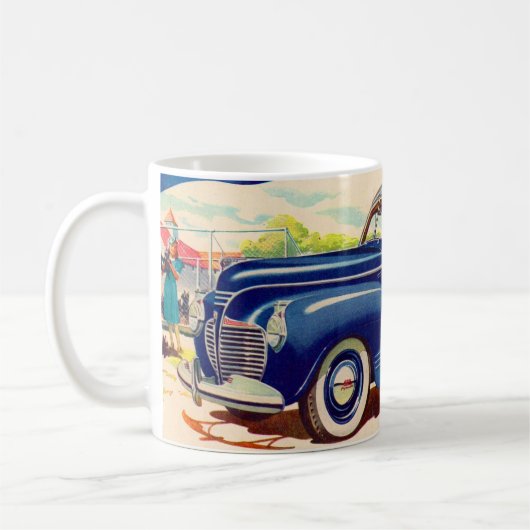 Blauw 1941 Plymouth Koffiemok (Links)