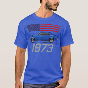 Blauw 1973 t-shirt