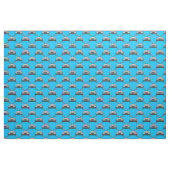 Blauw 1980s autoweefsel stof (Yard (91,4 cm))