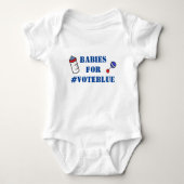 BLAUW 1-stuks Baby Bodysuit baby's (Voorkant)