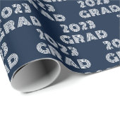 Blauw 2023 Afstudeerder Cadeaupapier (Rol Hoek)
