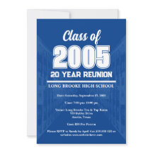 Blauw 20 Jaar Hoge School 2005 Klassereünie