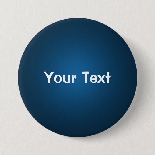 Blauw 3-inch aangepaste Button Sjabloon (Voorkant)