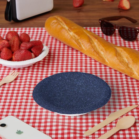 Blauw 4 juli glitter papieren kommen (Picknick)