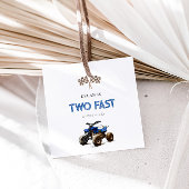 Blauw 4 Wheeler Bedankjes Labels