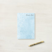 Blauw 4 x 6" Post It Notes (Op bureau)