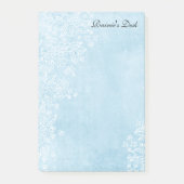 Blauw 4 x 6" Post It Notes (Voorkant)