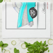 Blauw 57 Keukenhanddoek (Gevouwen)