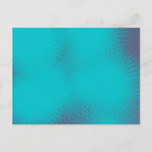 Blauw 6787 abstracte kunst briefkaart (Voorkant)